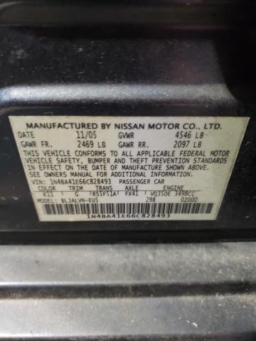 Photo 11 VIN: 1N4BA41E66C828493 - NISSAN MAXIMA 