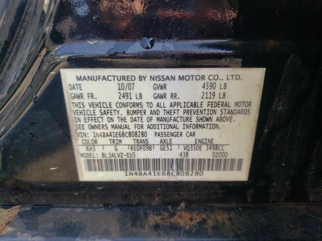 Photo 11 VIN: 1N4BA41E68C808280 - NISSAN MAXIMA SE 