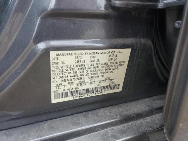 Photo 11 VIN: 1N4BA41E75C866913 - NISSAN MAXIMA SE 