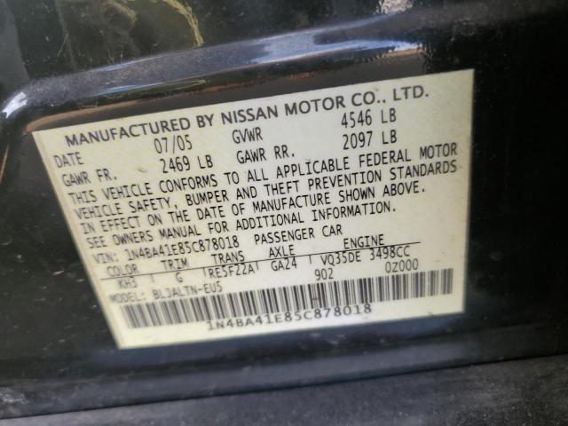 Photo 11 VIN: 1N4BA41E85C878018 - NISSAN MAXIMA 