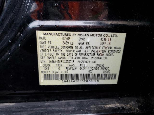 Photo 11 VIN: 1N4BA41E85C878018 - NISSAN MAXIMA 