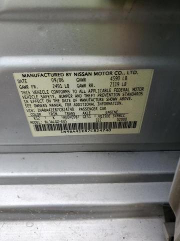 Photo 11 VIN: 1N4BA41E87C824740 - NISSAN MAXIMA 