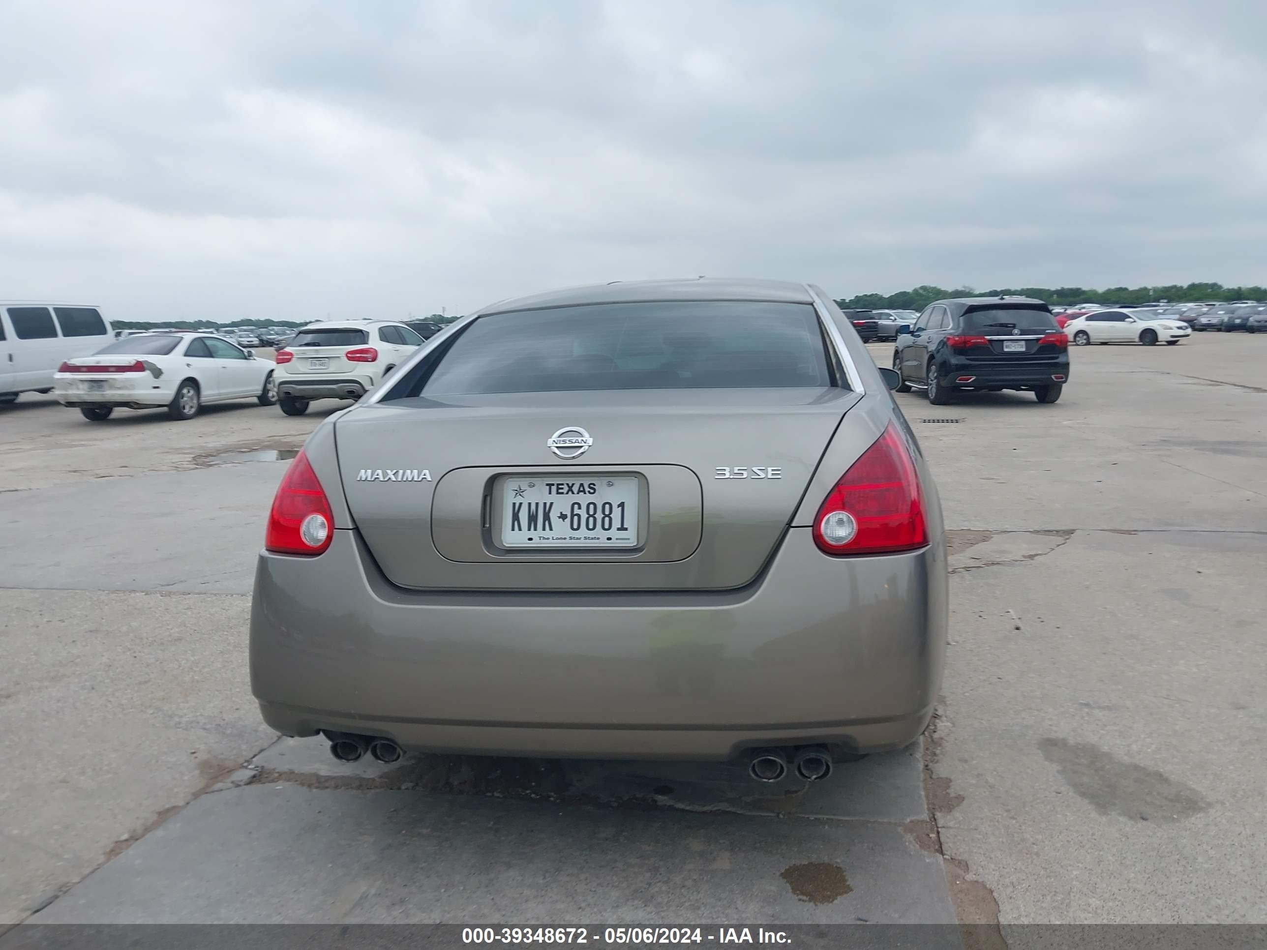 Photo 3 VIN: 1N4BA41E96C845417 - NISSAN MAXIMA 