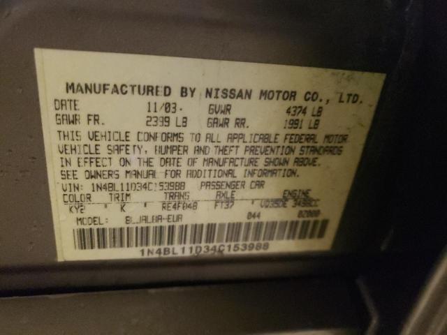 Photo 11 VIN: 1N4BL11D34C153988 - NISSAN ALTIMA 