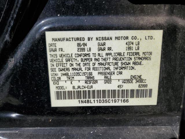 Photo 11 VIN: 1N4BL11D35C197166 - NISSAN ALTIMA SE 