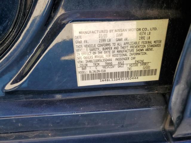 Photo 12 VIN: 1N4BL11D45C350444 - NISSAN ALTIMA SE 