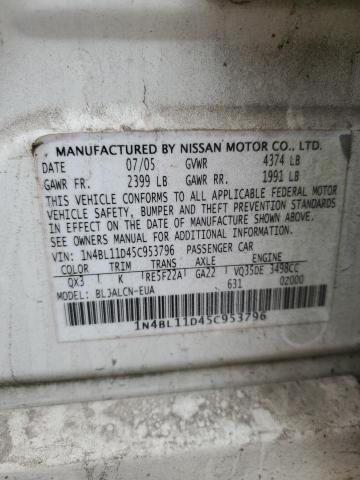 Photo 12 VIN: 1N4BL11D45C953796 - NISSAN ALTIMA SE 