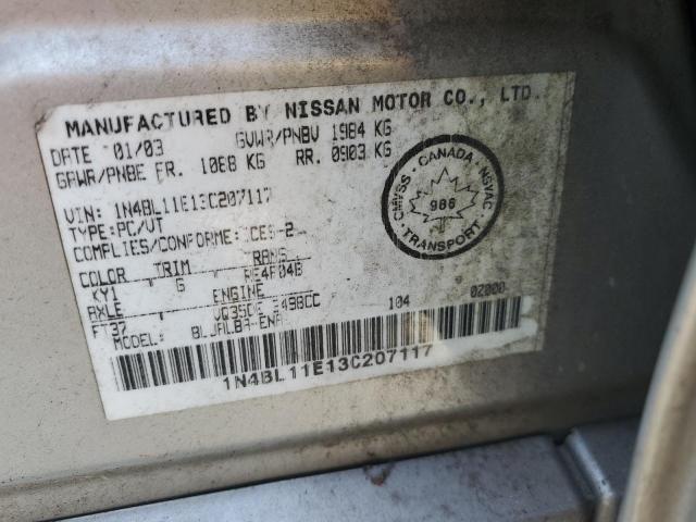 Photo 12 VIN: 1N4BL11E13C207117 - NISSAN ALTIMA 