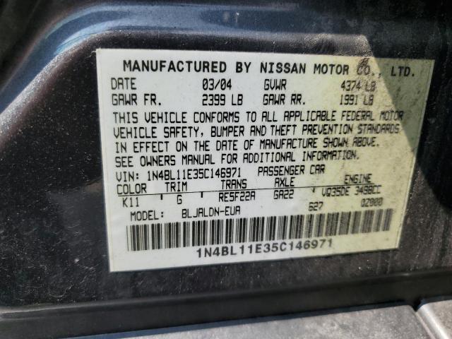 Photo 11 VIN: 1N4BL11E35C146971 - NISSAN ALTIMA 