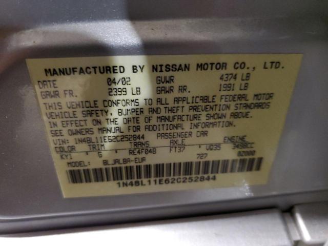 Photo 12 VIN: 1N4BL11E62C252844 - NISSAN ALTIMA 