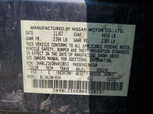 Photo 11 VIN: 1N4BL21E08N453853 - NISSAN ALTIMA 3.5 