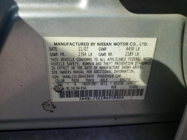 Photo 11 VIN: 1N4BL21E18N459404 - NISSAN ALTIMA 