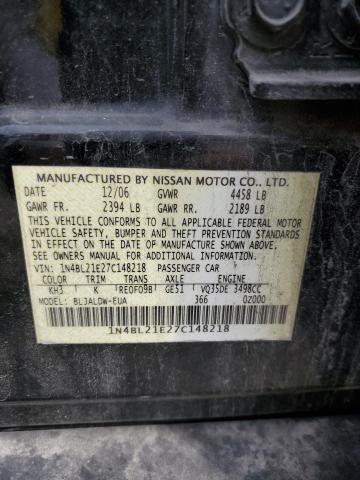 Photo 11 VIN: 1N4BL21E27C148218 - NISSAN ALTIMA 3.5 