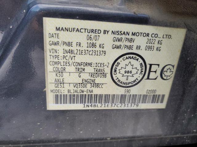 Photo 11 VIN: 1N4BL21E37C231379 - NISSAN ALTIMA 