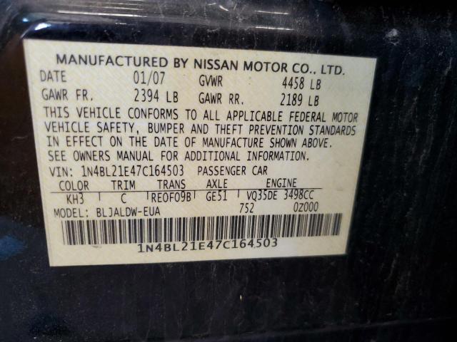 Photo 11 VIN: 1N4BL21E47C164503 - NISSAN ALTIMA 