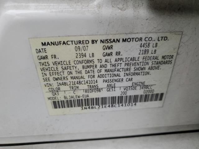 Photo 11 VIN: 1N4BL21E48C141014 - NISSAN ALTIMA 