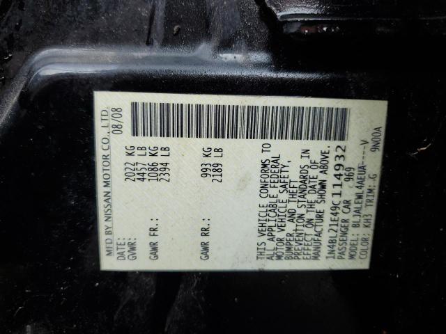 Photo 11 VIN: 1N4BL21E49C114932 - NISSAN ALTIMA 