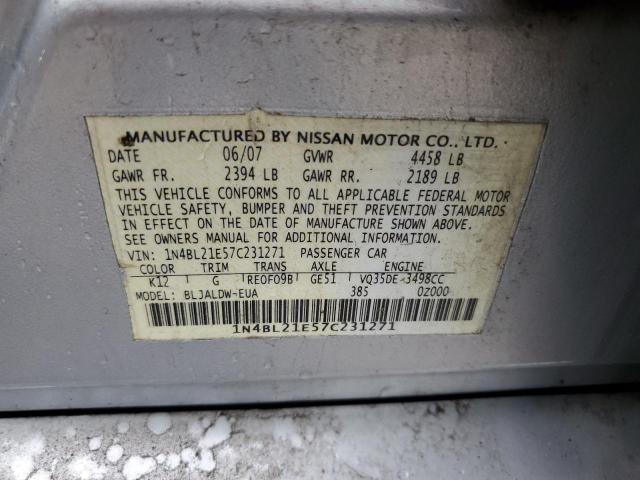 Photo 11 VIN: 1N4BL21E57C231271 - NISSAN ALTIMA 