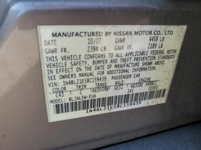 Photo 11 VIN: 1N4BL21E58C159439 - NISSAN ALTIMA 