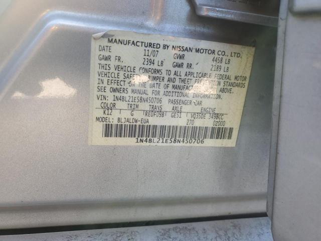 Photo 11 VIN: 1N4BL21E58N450706 - NISSAN ALTIMA 3.5 