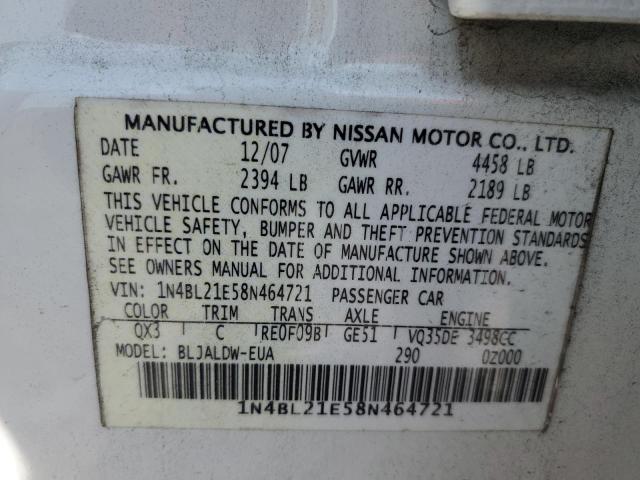 Photo 11 VIN: 1N4BL21E58N464721 - NISSAN ALTIMA 3.5 