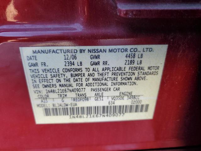 Photo 11 VIN: 1N4BL21E67N409077 - NISSAN ALTIMA 3.5 