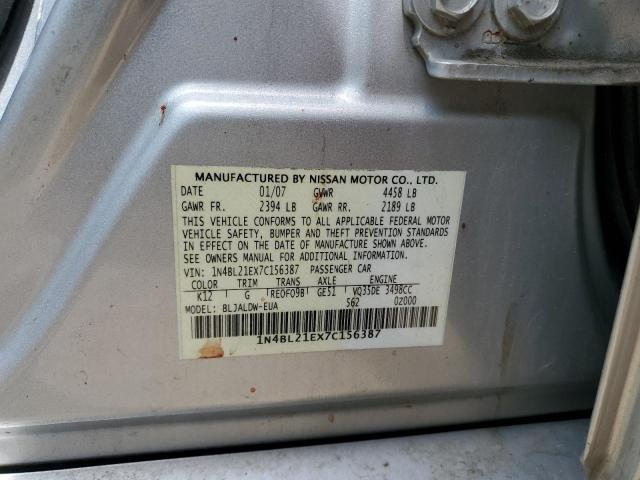 Photo 11 VIN: 1N4BL21EX7C156387 - NISSAN ALTIMA 