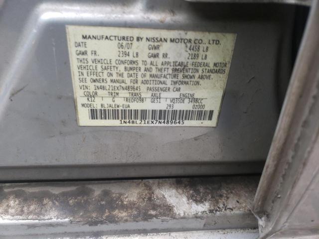 Photo 9 VIN: 1N4BL21EX7N489645 - NISSAN ALTIMA 3.5 