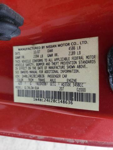 Photo 11 VIN: 1N4BL24E28C148636 - NISSAN ALTIMA 3.5 