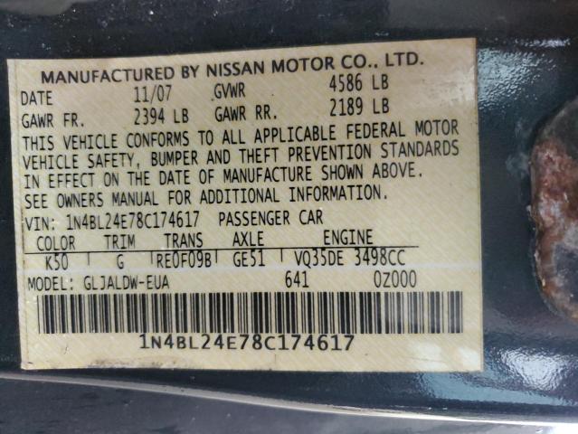 Photo 12 VIN: 1N4BL24E78C174617 - NISSAN ALTIMA 3.5 