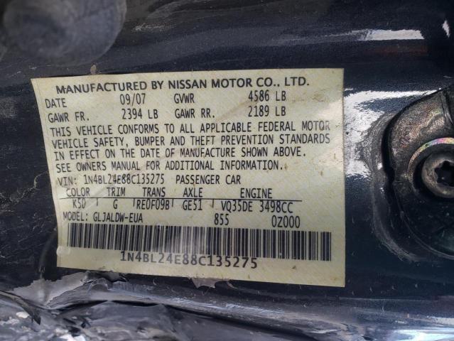 Photo 9 VIN: 1N4BL24E88C135275 - NISSAN ALTIMA 3.5 