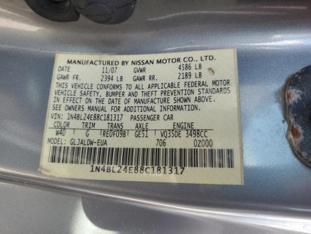 Photo 11 VIN: 1N4BL24E88C181317 - NISSAN ALTIMA 