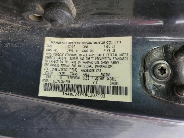 Photo 11 VIN: 1N4BL24E98C107193 - NISSAN ALTIMA 