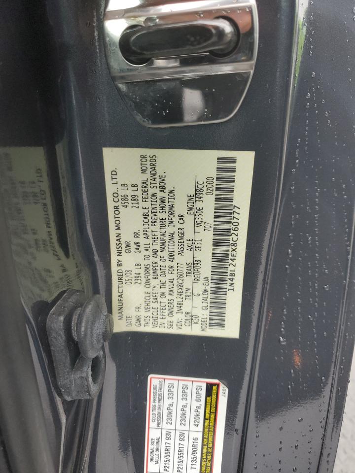 Photo 11 VIN: 1N4BL24EX8C260777 - NISSAN ALTIMA 