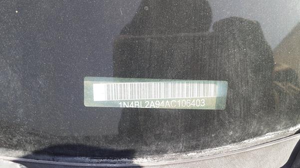 Photo 2 VIN: 1N4BL2A94AC106403 - NISSAN ALTIMA 