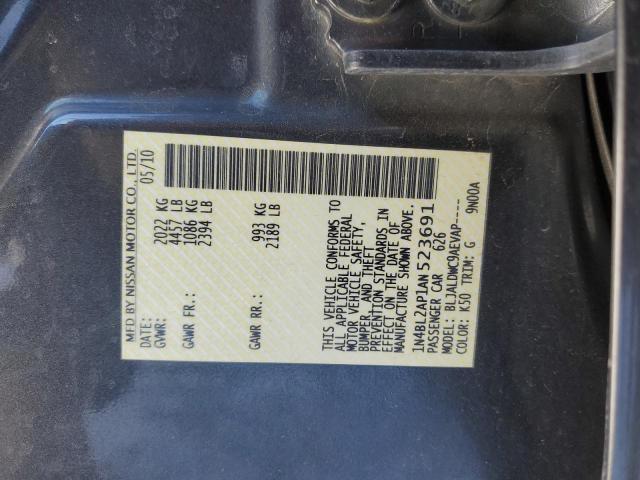 Photo 11 VIN: 1N4BL2AP1AN523691 - NISSAN ALTIMA 