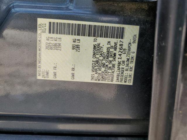 Photo 11 VIN: 1N4BL2AP4BC142687 - NISSAN ALTIMA 