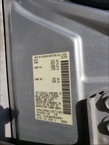 Photo 9 VIN: 1N4BL2AP9AC107190 - NISSAN ALTIMA SR 