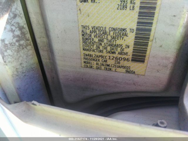 Photo 8 VIN: 1N4BL2AP9CC126096 - NISSAN ALTIMA 