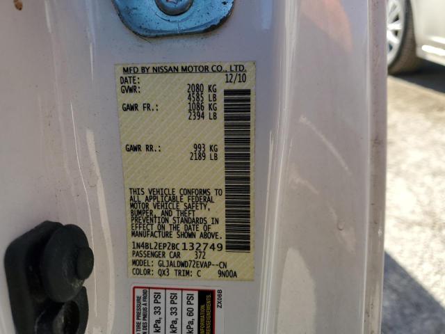 Photo 11 VIN: 1N4BL2EP2BC132749 - NISSAN ALTIMA 