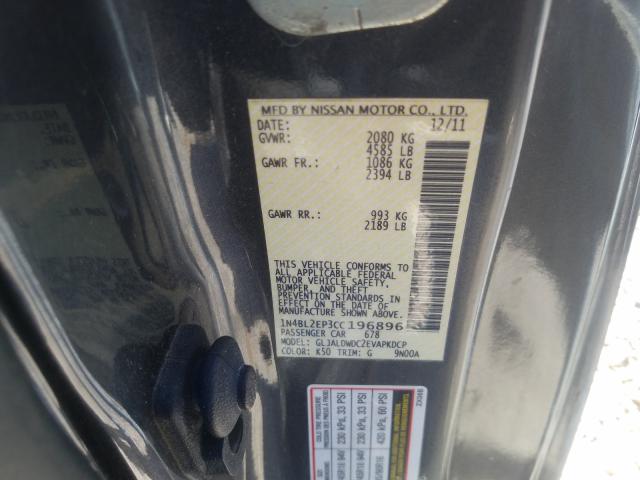 Photo 9 VIN: 1N4BL2EP3CC196896 - NISSAN ALTIMA SR 