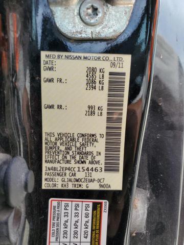 Photo 12 VIN: 1N4BL2EP4CC154463 - NISSAN ALTIMA 