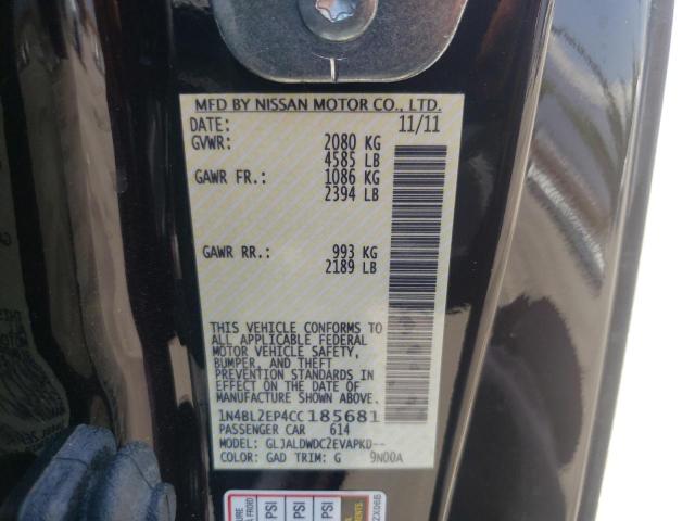 Photo 9 VIN: 1N4BL2EP4CC185681 - NISSAN ALTIMA SR 