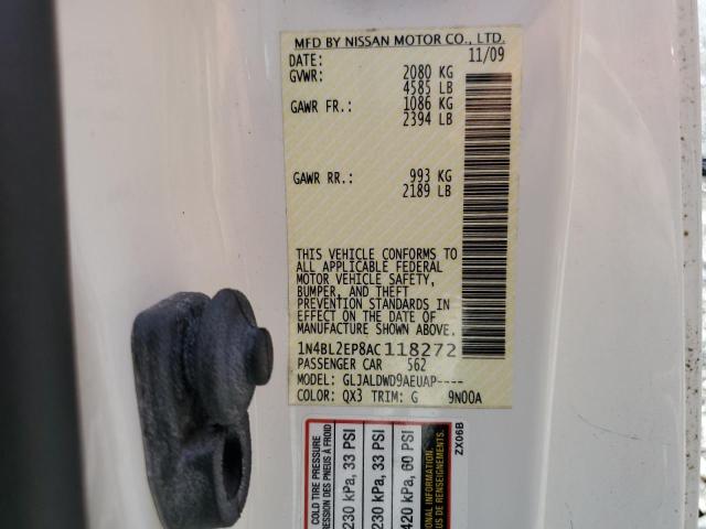 Photo 12 VIN: 1N4BL2EP8AC118272 - NISSAN ALTIMA 