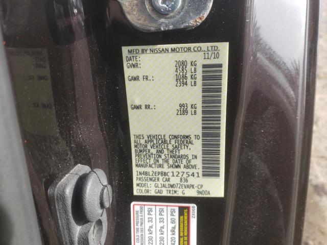 Photo 11 VIN: 1N4BL2EP8BC127541 - NISSAN ALTIMA SR 