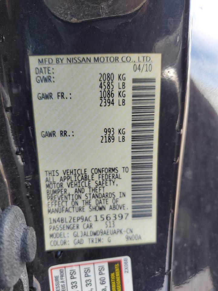 Photo 11 VIN: 1N4BL2EP9AC156397 - NISSAN ALTIMA 