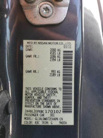 Photo 11 VIN: 1N4BL2EPXBC170102 - NISSAN ALTIMA 