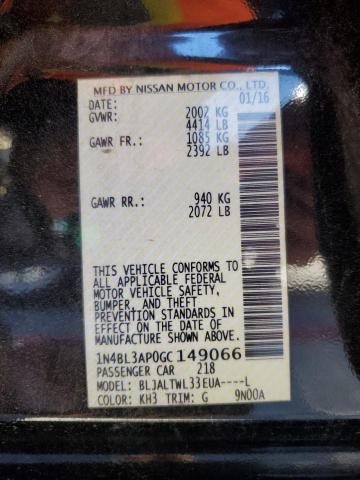 Photo 11 VIN: 1N4BL3AP0GC149066 - NISSAN ALTIMA 