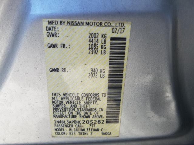 Photo 9 VIN: 1N4BL3AP0HC205282 - NISSAN ALTIMA 3.5 