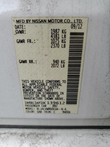 Photo 11 VIN: 1N4BL3AP1DC139612 - NISSAN ALTIMA 